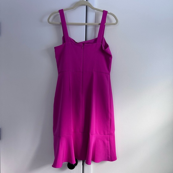 BCBG Pink Sleeveless mini Ruffle Dress in Fuschia - Picture 5 of 5